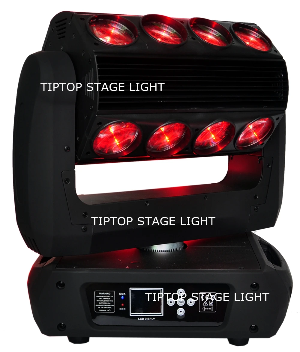 Светодиодный прожектор TIPTOP с движущейся головкой 16x25 Вт 4 в 1|led moving|rgbw 4in1head spider |