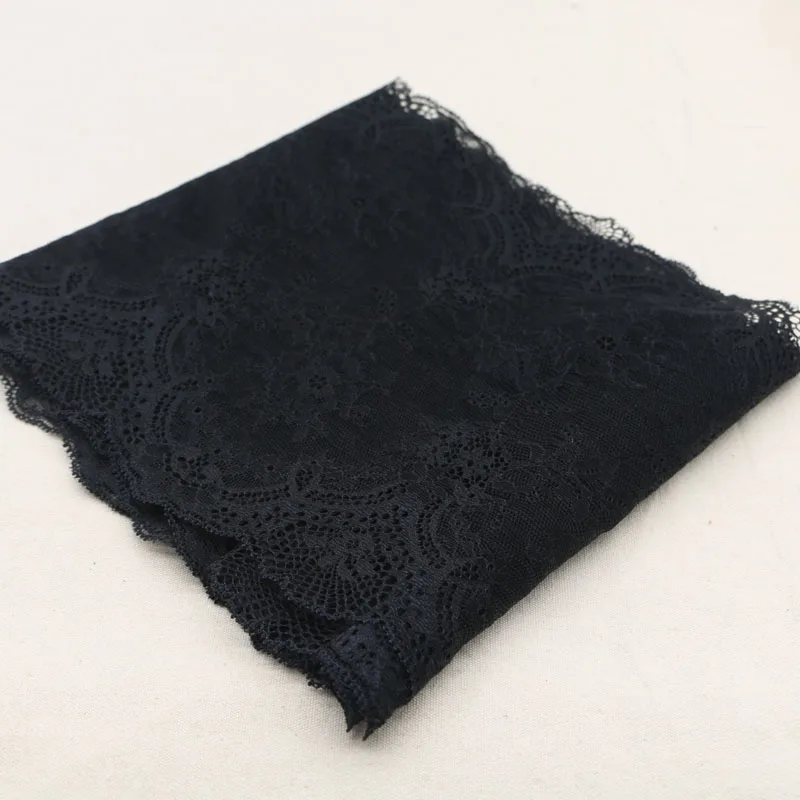 Черно белая кружевная ткань шириной 25 см декоративная для одежды сделай сам|fabric