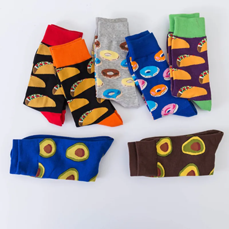 1 пара высококачественные носки мужские хип-хоп красочные продукты модные Marvel