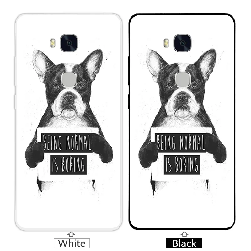 Soft Silicon Cases for Huawei Honor 5X Full Protector Cartoon Back Cover For 5 X X5 GR5 Clear 5.5 inches Coque Funda |