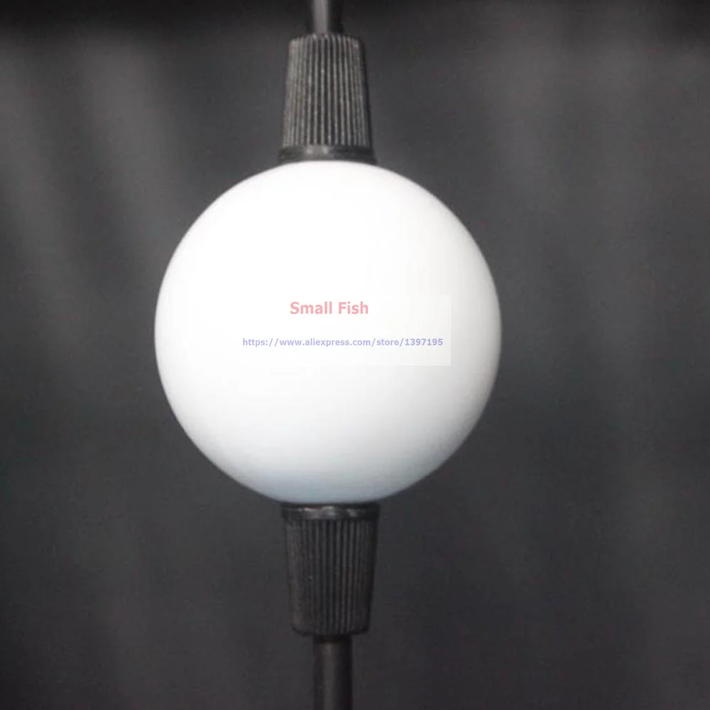 60 шт./лот для внутреннего использования 1 5 Вт светодиодный пиксельный 3D шар 100 см