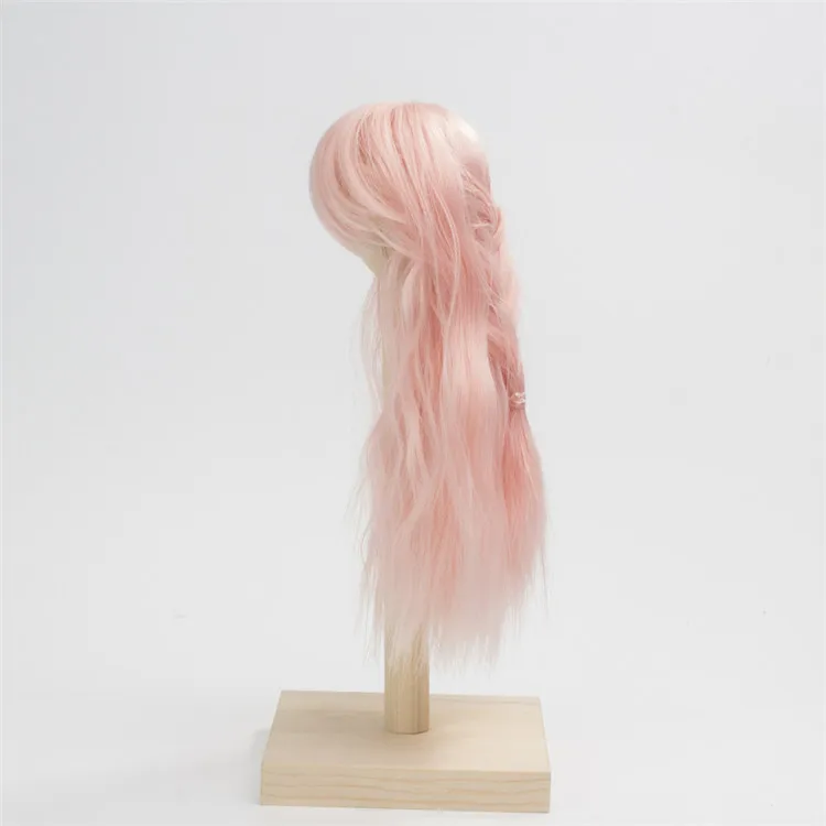 Парики Для шарнирных кукол длинные афро розовые волосы для 1/3 1/4 BJD/SD куклы Термостойкое волокно