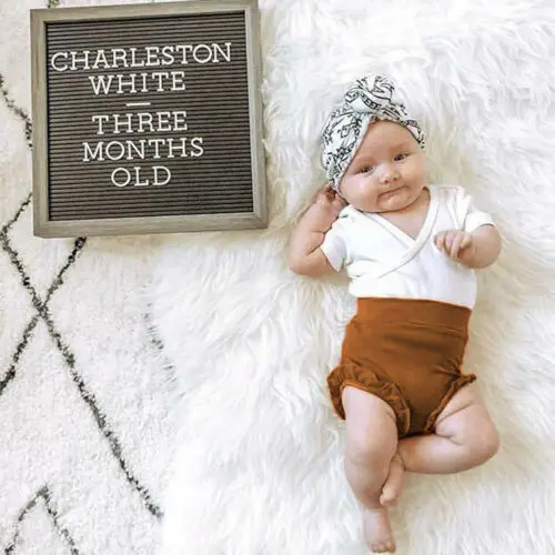 Комплект из 3 предметов комплект одежды для новорожденных комбинезон маленьких