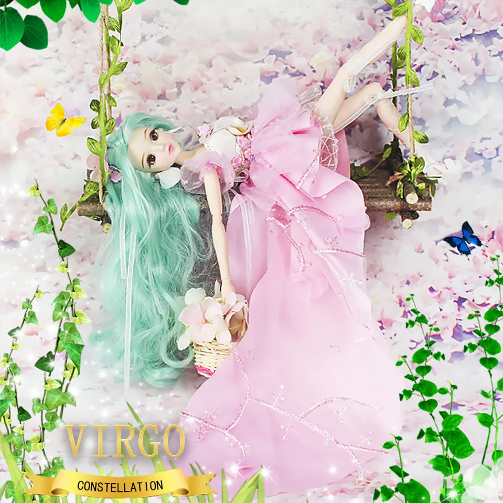 DBS BJD TOY joint body 12 созвездий Дева с экипировкой сапоги подставка детская игрушка