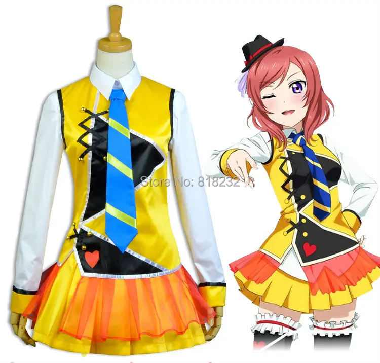 

Отлично! Танцевальное платье Love Live Nishikino Maki, Униформа, наряд, костюмы для косплея