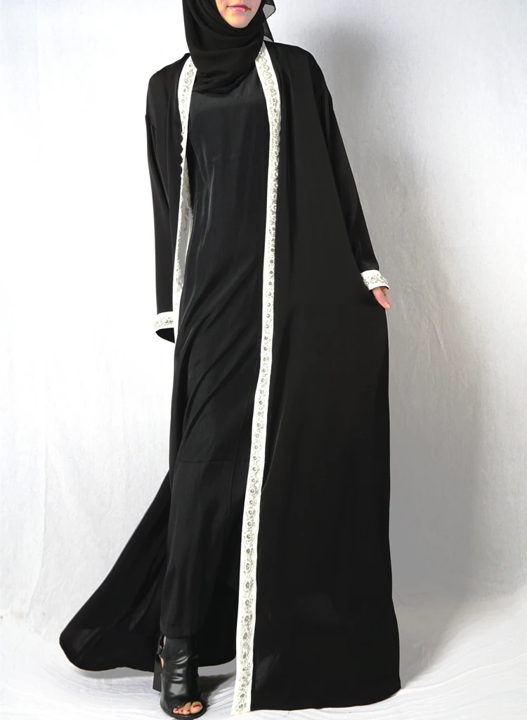 Модное мусульманское платье Abaya в Дубае мусульманская одежда для женщин Jilbab Djellaba