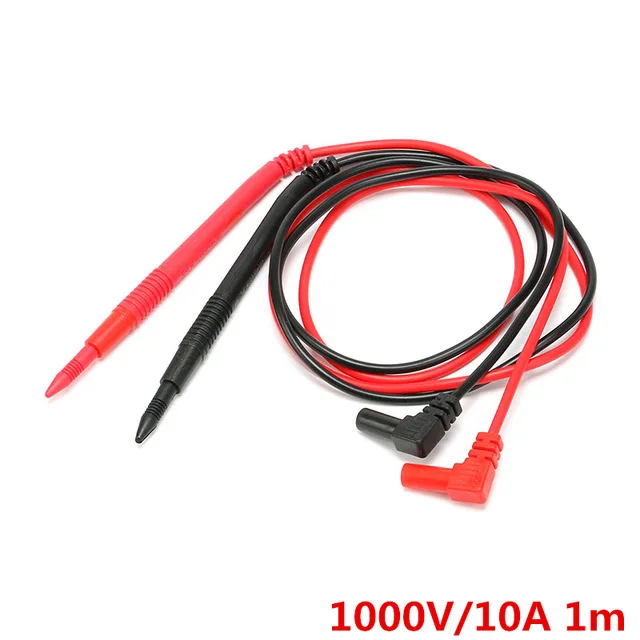 1000V 10A 20A игольчатый зонд для универсального цифрового мультиметра, многометровые Тестовые провода, ручка - Цвет: 10A 1M