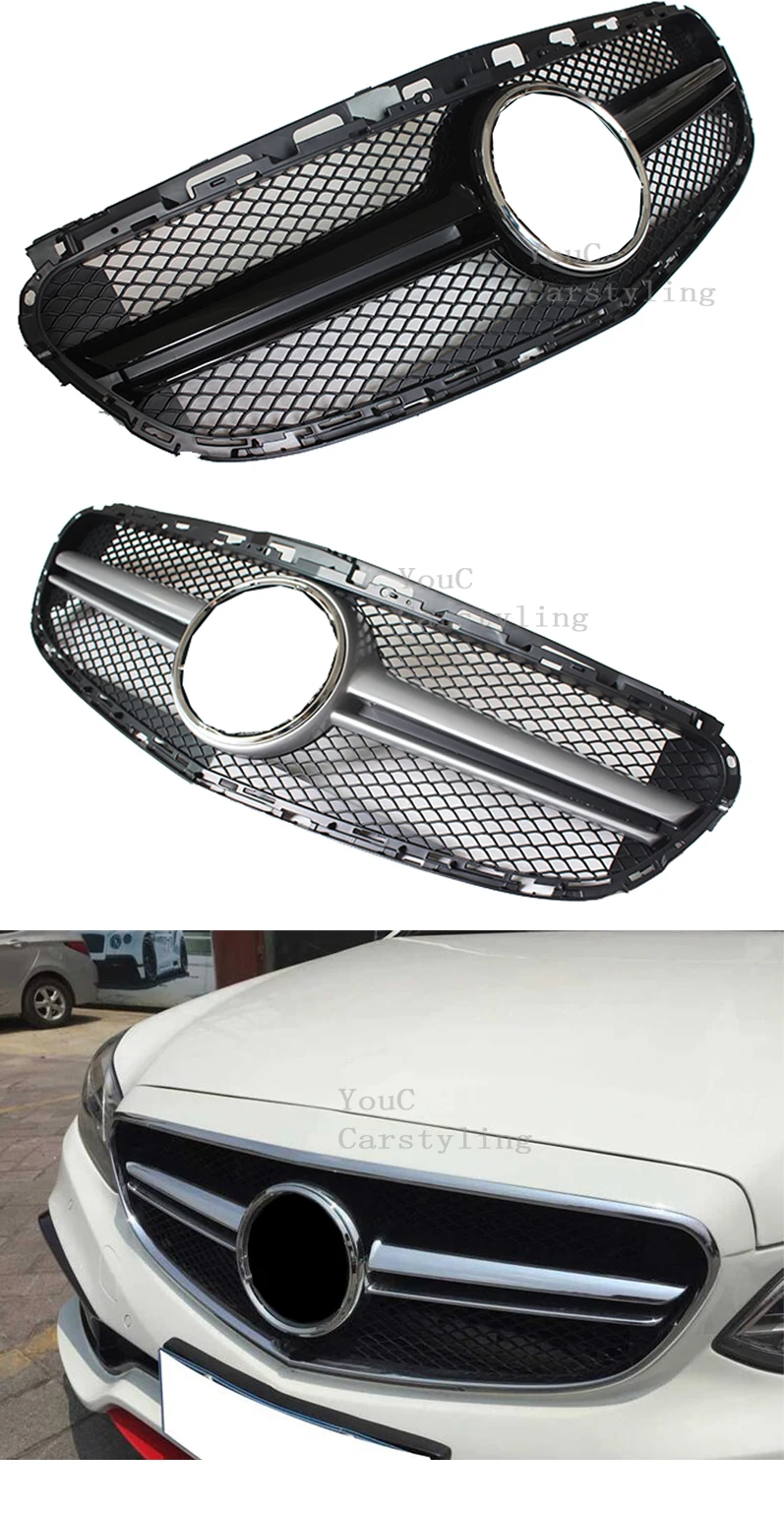 W212 Front Bumper Grille Mesh for Mercedes E class W212 GT / Diamond / AMG Style 2010- E200 E250 E300 E350 E400