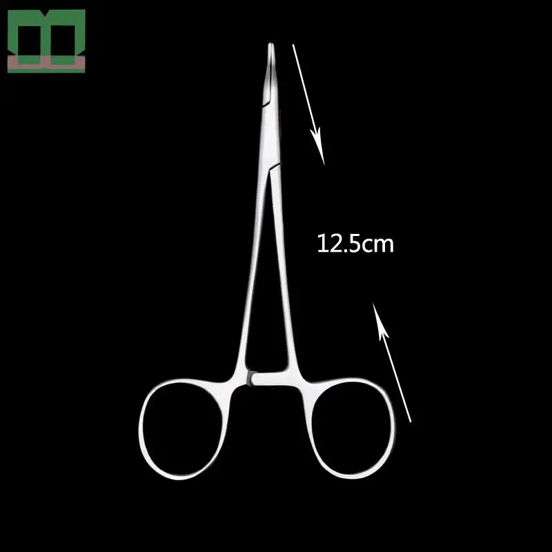 Изогнутый держатель иглы из нержавеющей стали 12 5 см для носа | Красота и здоровье