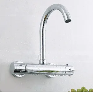 Настенный кухонный кран, термостатический кухонный смеситель, кухонный кран, смеситель для раковины, настенный кухонный кран, Torneira de Cozinha