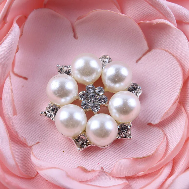 Многослойная повязка для волос с бантом и цветами жемчугом стразами инкрустация