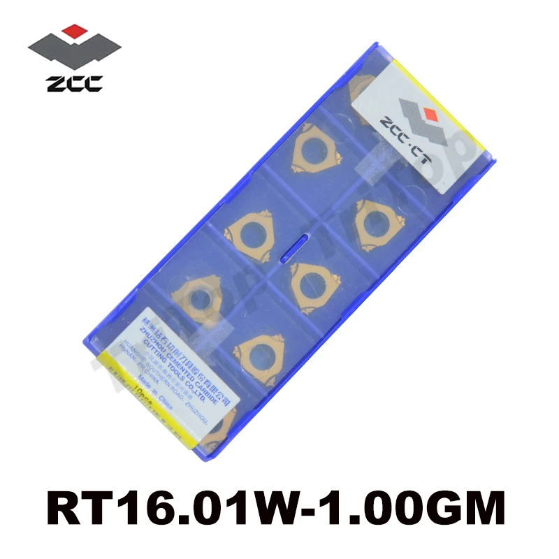 

RT16.01W-1.00GM ISO ZCC.CT threading insert threaded blade YBG201 External Threading insert cutting Tools CNC carbide cutter