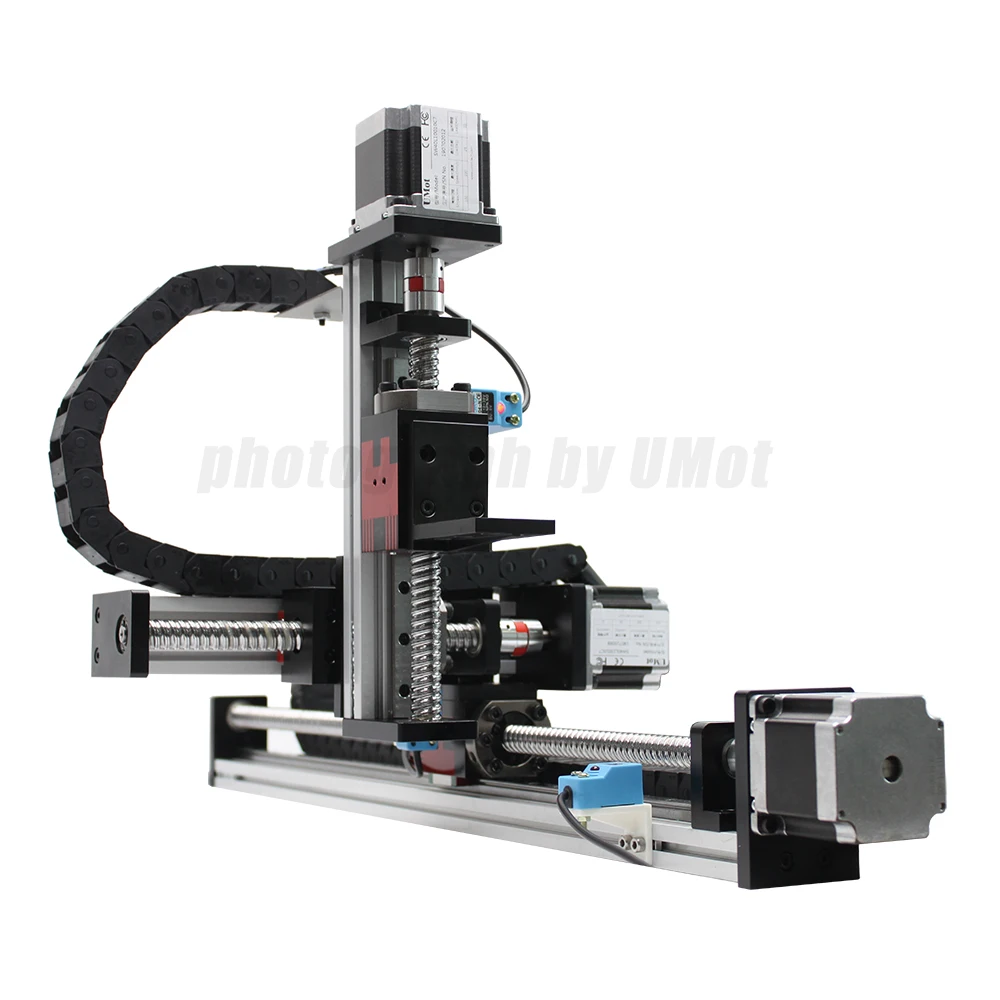 

UMot xyz slide table gantry robot 50mm-1000mm stroke customized 3 axis cnc linear guide module for cutting laser module