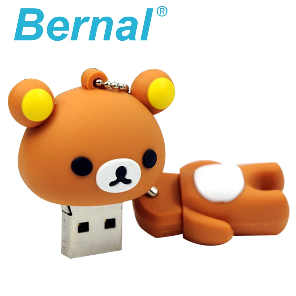 Оптовая цена стоящий милый медведь 4G 8G 16G 32G 64G usb флэш накопитель флеш U диск