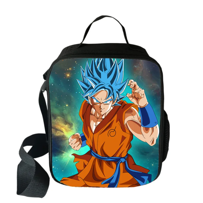 Dragon Ball 3 Аниме Dragon Ball сумка-холодильник большой емкости девушки портативный тепловой еды сумки для пикника для школы дети мальчики сумка для обедов Tote - Цвет: Dragon Ball 3