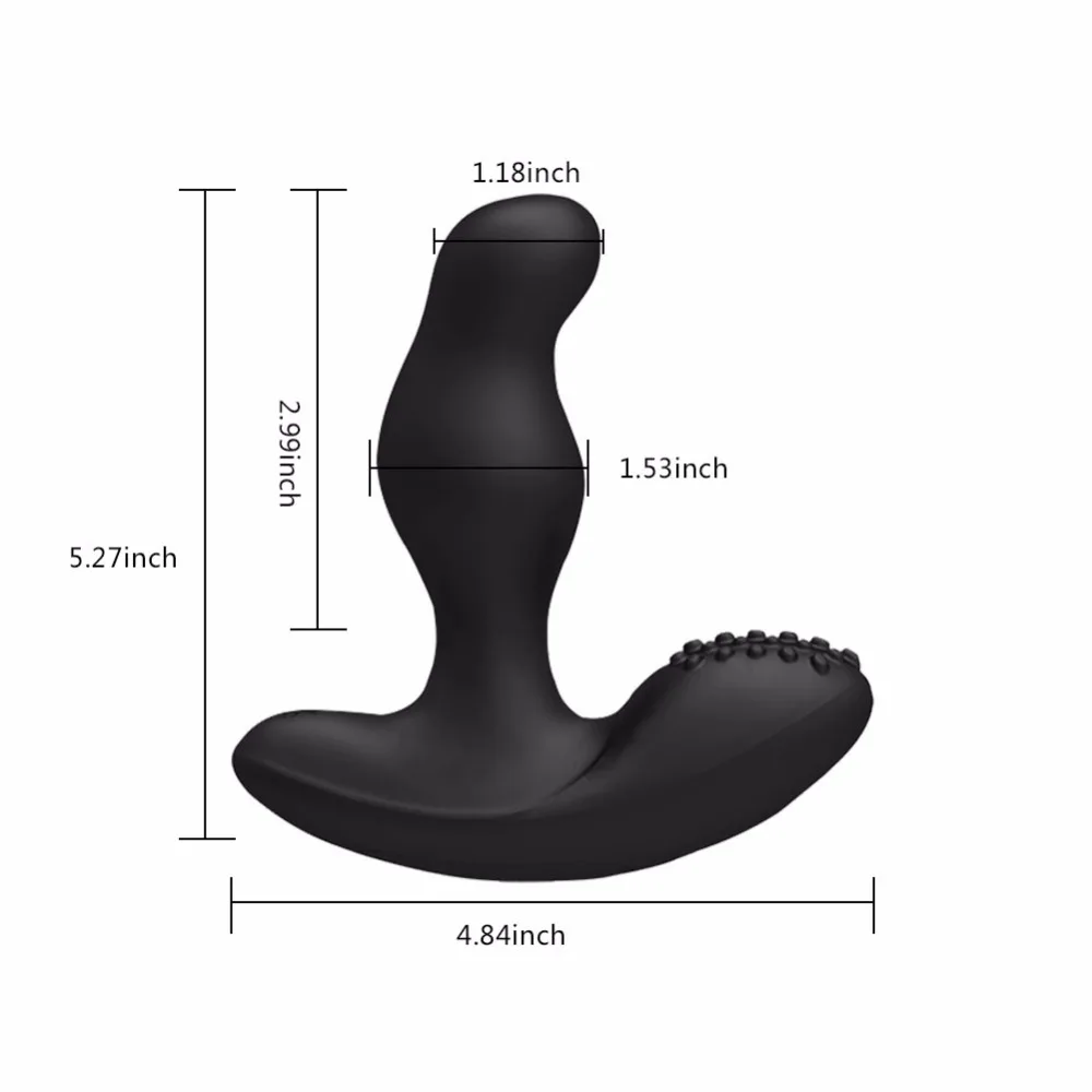 Массажер простаты Levett мужской анальный с зарядкой от USB поворот на 360