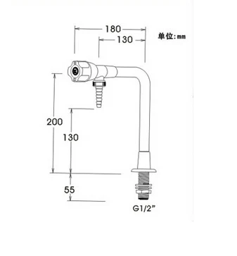 Настольный смеситель A1004 для лаборатории низкое положение насадка из чистой меди