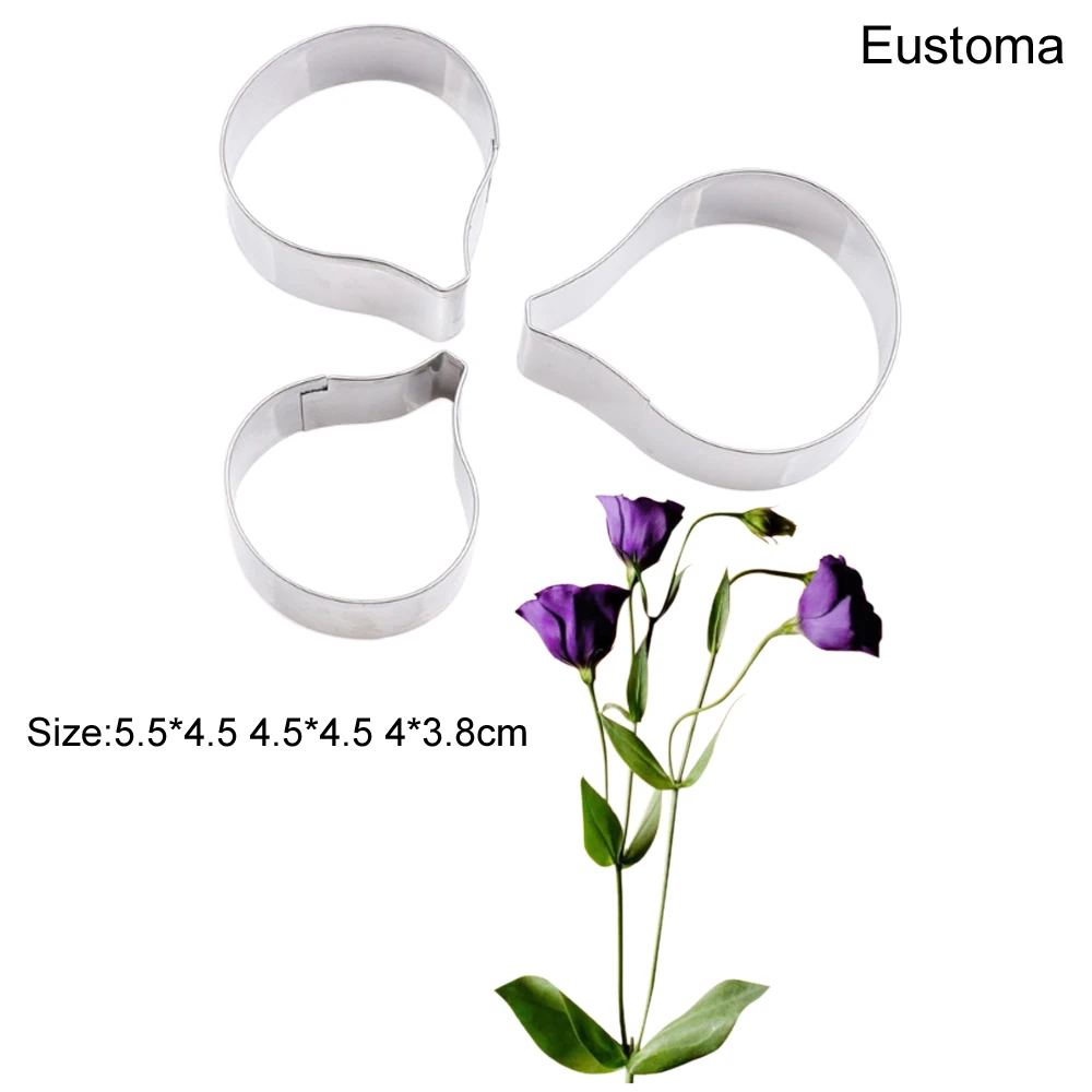 Eustoma цветочные лепестки зимние фотообои инструмент для украшения помадки Surgarcraft