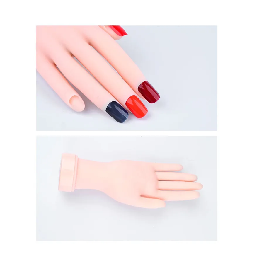 HAICAR Nail Beginners Practice Fake Hand Rubber Model Perfect for Art best seller#30 | Красота и здоровье