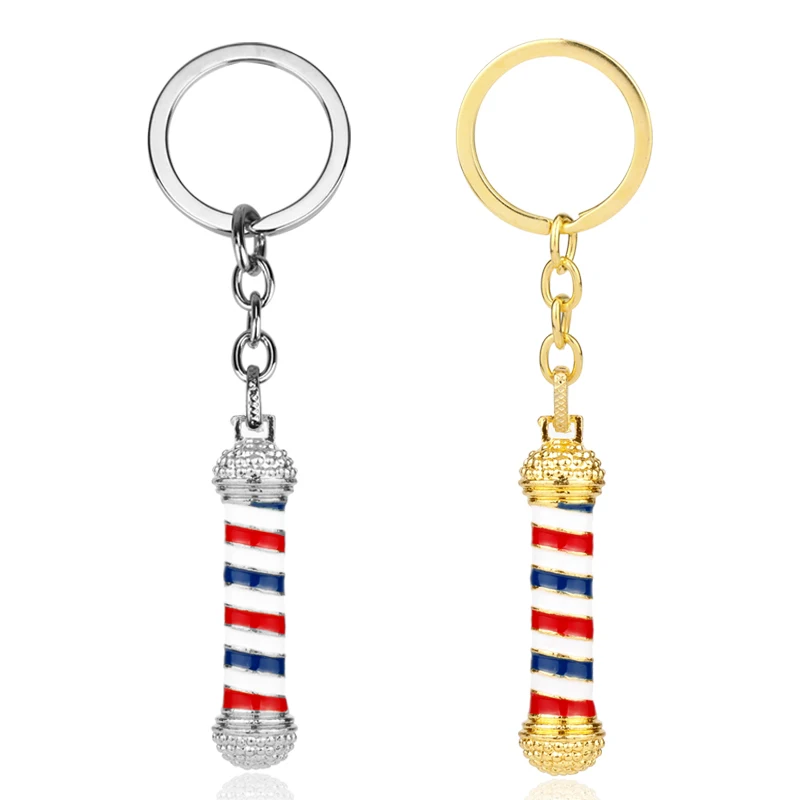 Парикмахерская Полюс брелок для ключей парикмахера подарки chaveiro|keychain gift|key