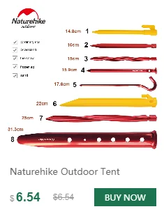 Naturehike открытый палатки Аксессуары для кемпинга ногтей тент колышек алюминиевый сплав винт солнечные укрытия Кола для снега пляж пастбища