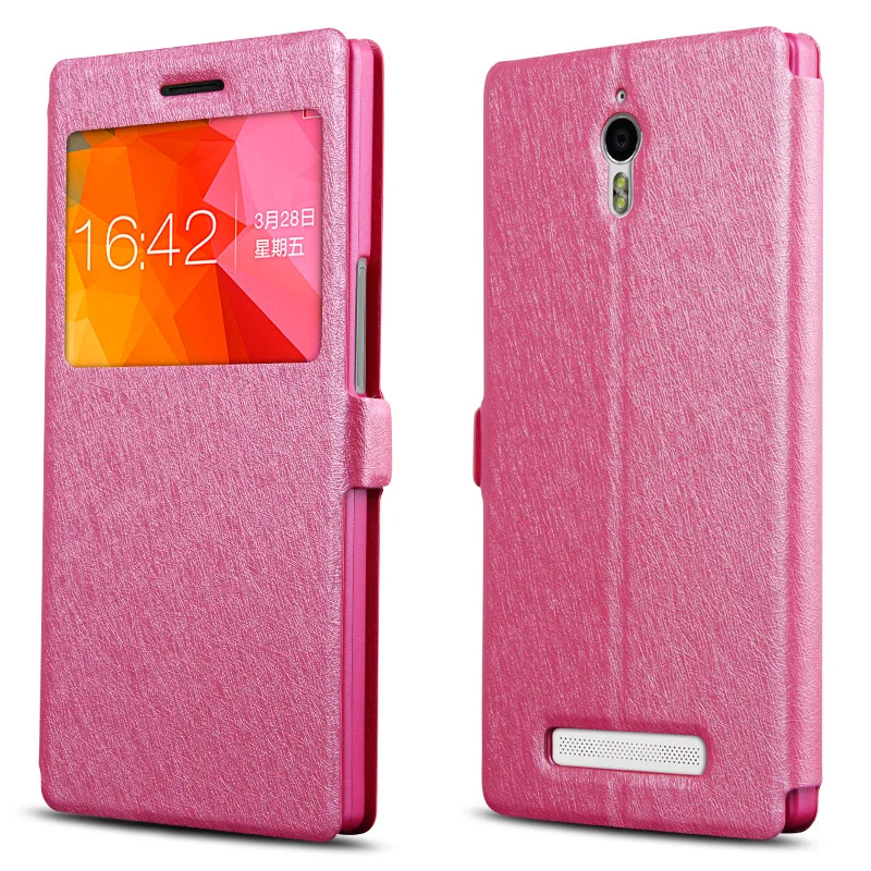 Кожаный чехол EVOLOU для OPPO Find 7 с окошком откидной Чехол-подставка X9007 Find7 телефона s