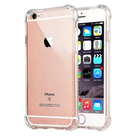 for iphone 6 6s plus 7 7plus 8plus phone case soft tpu clear anti shock cover for iphone x case corners protection for iphone 7