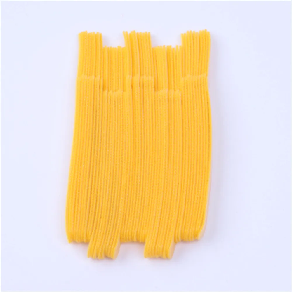 yellow 20 шт. милые наушники, устройство для сматывания кабеля, органайзер, офисный стол, стационарный стол, аксессуары для хранения проводов, зарядное устройство, держатель кабеля, стационарный - Цвет: yellow