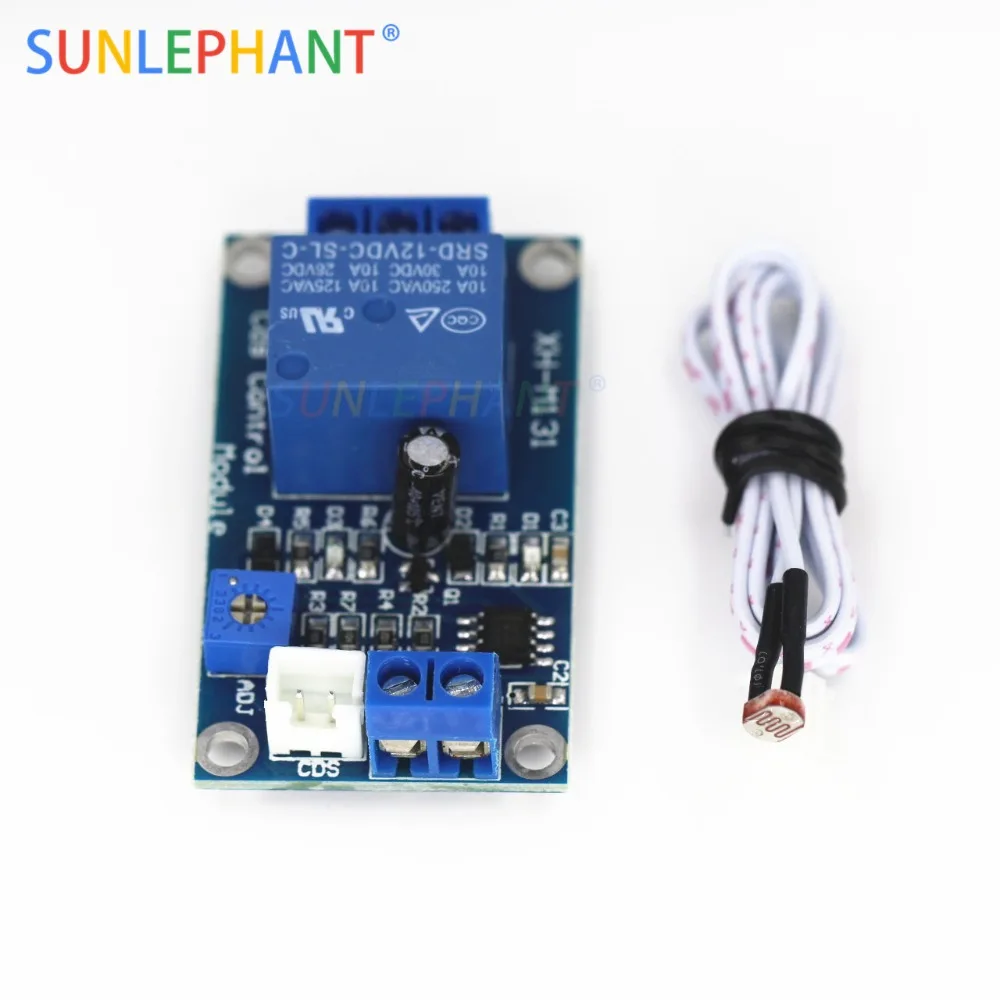 XH M131 DC 5V / 12V переключатель управления освещением реле фоторезистора модуль