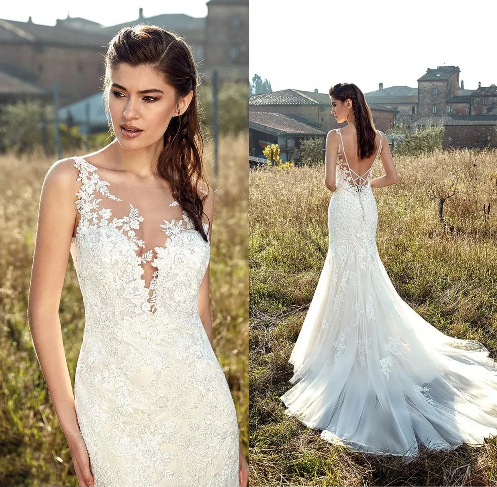 Robe De Mariage новый летний Boho свадебный наряд 2019 свадебное платье с аппликациями и