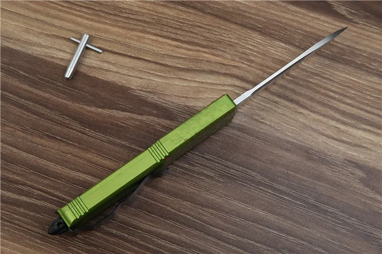 Новый складной нож Zombie tech D2 blade с алюминиевой ручкой Походный для выживания на