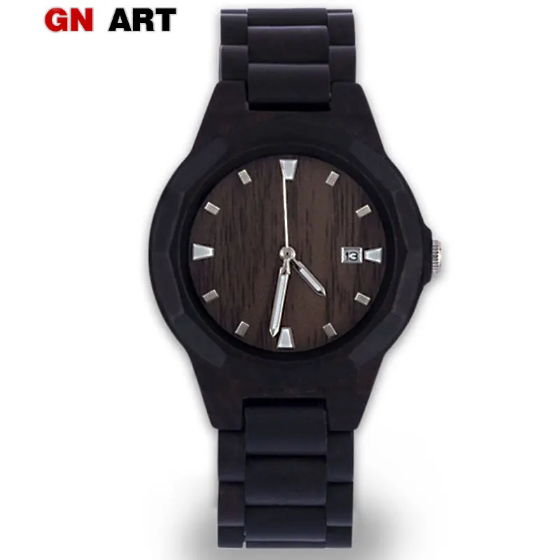 Мужские и женские часы ELMERA Walnut Wooden Mems подарочные для влюбленных Woody Band Reloj Hombre