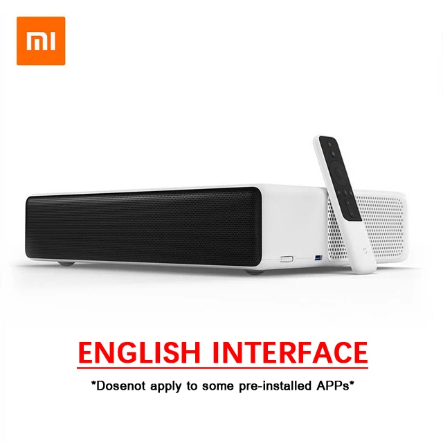 Chinese Version Xiaomi Mijia лазерный проектор ТВ Глобальная версия 4K Full HD 150 дюймов Bluetooth 4,0 Wifi 2,4/5 ГГц DOLBY DTS 3D домашний кинотеатр - Цвет: Chinese Version