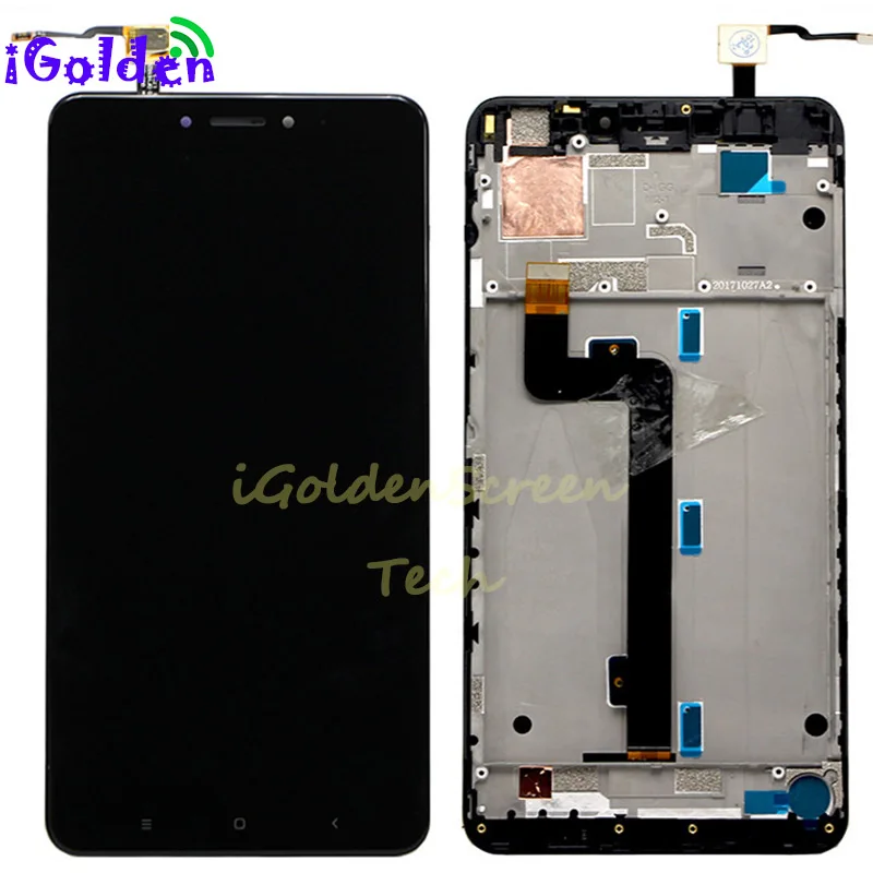 Для XIAOMI MI MAX 2 LCD Max2 ЖК дисплей сенсорный экран дигитайзер с рамкой запасные части
