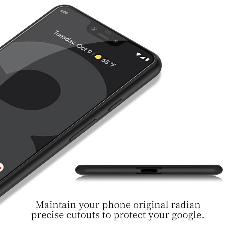 Роскошный тонкий матовый Силиконовый мягкий ТПУ чехол для Google Pixel 3a силиконовый XL