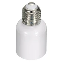 50pcs White E27 TO E40 lamp socket adapter converter E27 Male TO E39 Female bulbs socket splitter