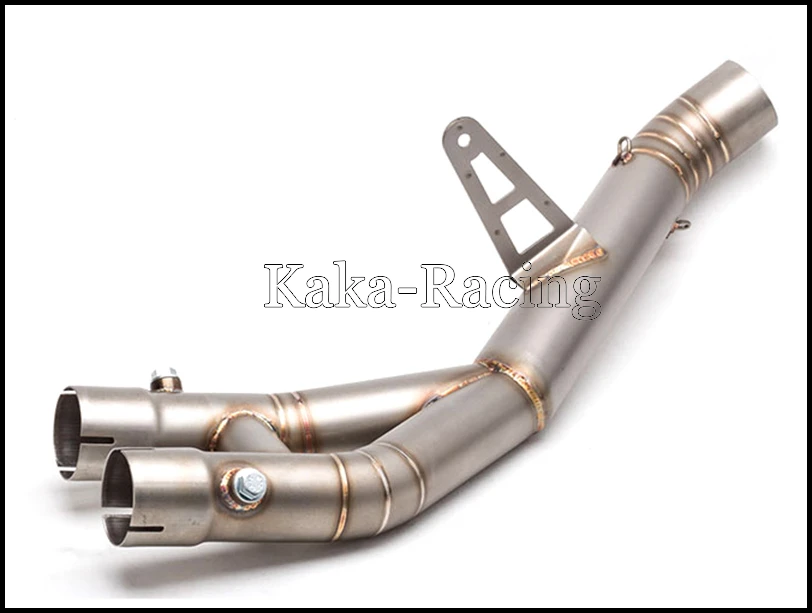 MT10 Titanium alloy Modified Motorcycle Exhaust Muffler middle link Pipe Mid tube slip on for Yamaha MT-10 FZ-10 2015 2016 2017 |