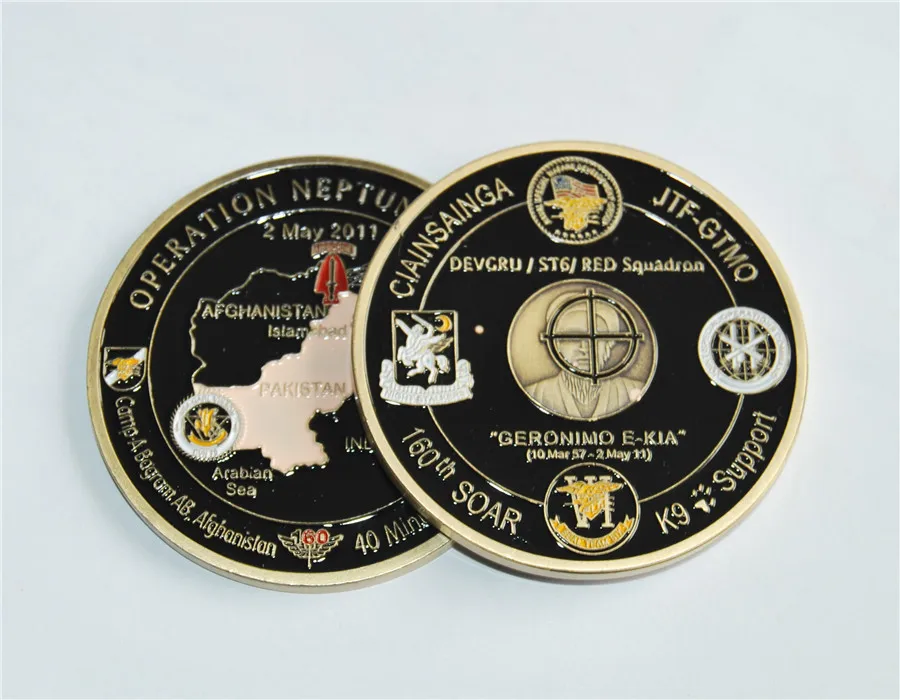 10 шт./лот Бесплатная доставка операции Нептун копье 160th SOAR SEAL Team 6 Navy памятная