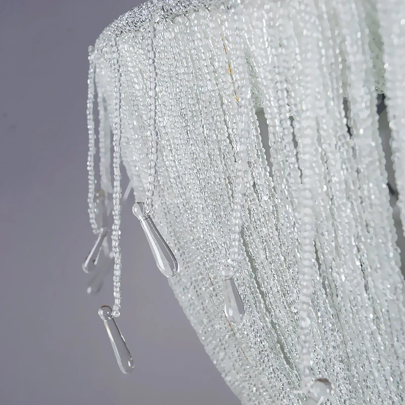 Креативная люстра в виде медузы большая красивая подвесная во французском стиле