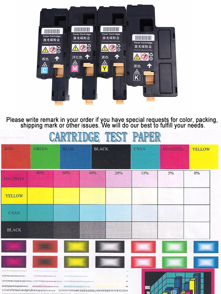 JIANYINGCHEN цветной совместимый тонер картридж Замена для Xerox DocuPrint CM115w CM225w CP115 CP116 Продвижение