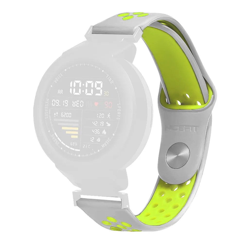 Силиконовый ремешок Браслет Для Xiaomi Huami Amazfit Verge Youth Watch A1808 для часов 20 мм