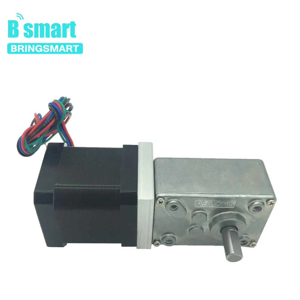 Stepping Gear ed Motors Bringsmart 12 В постоянного тока 24 червь шаговый редукционный мотор