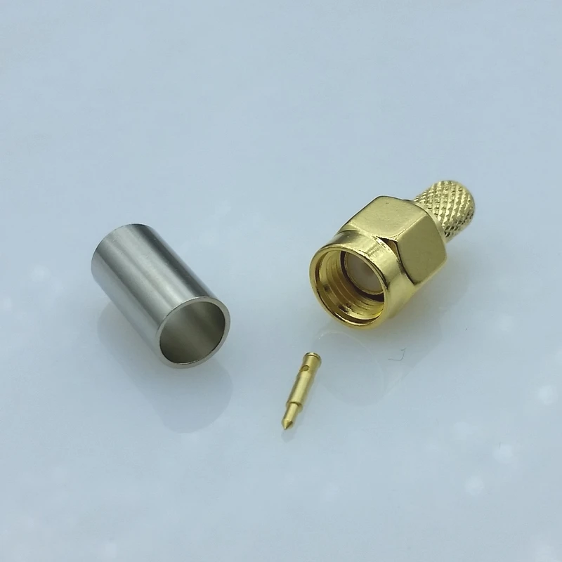 SMA разъем SMA штекер RG58 LMR195 RG-400 RG-142 50-3 кабель RF SMA разъем 10 шт./лот