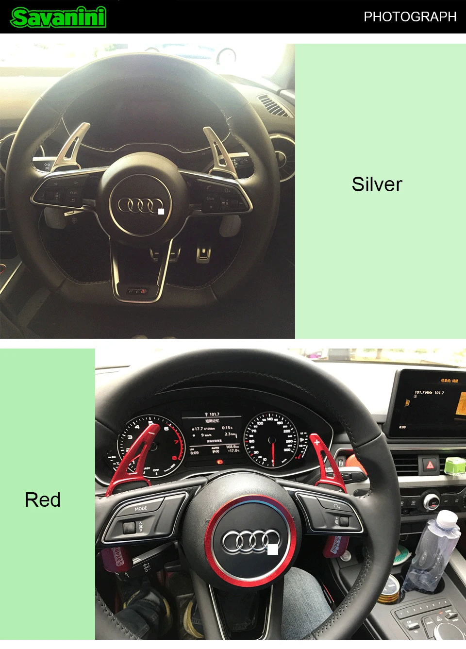Savanini алюминиевый руль DSG Shift Paddle Shifter расширение для Audi new TT(), TTS(), Q7() A4 B9 A5 sportback