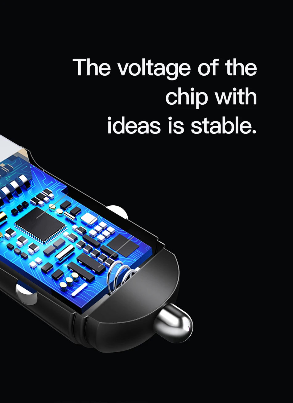 Автомобильное USB зарядное устройство Essager Led для iPhone Xiaomi samsung huawei Зажигалка быстрое автомобильное зарядное устройство для мобильного телефона двойное USB Автомобильное зарядное устройство 4.8A
