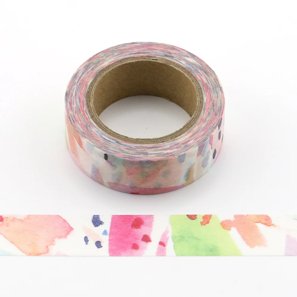 1 шт. красочная лента washi Канцтовары Diy Скрапбукинг Фотоальбом Школьные