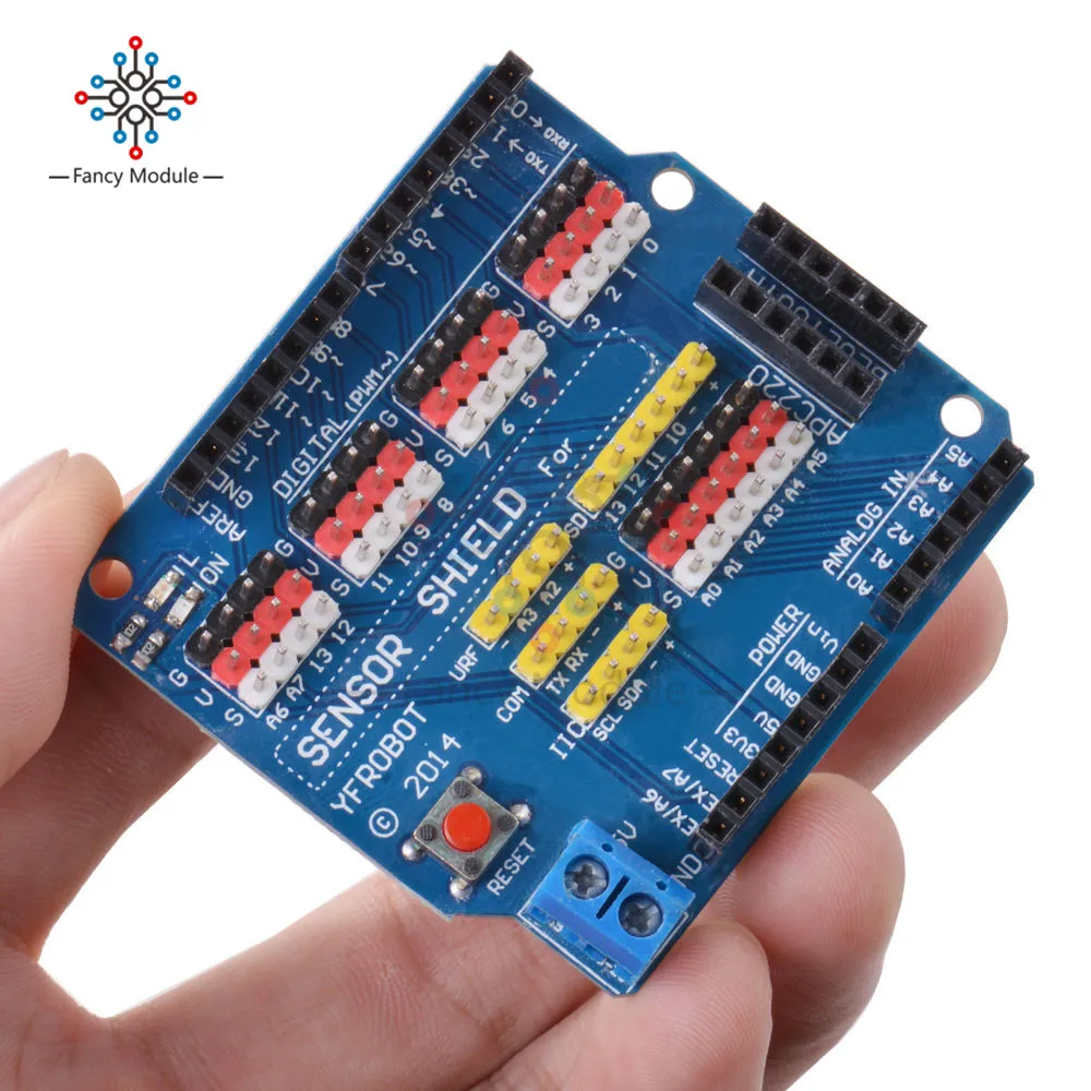 Щит расширительной платы с датчиком V5 щит для электрического модуля Arduino UNO R3