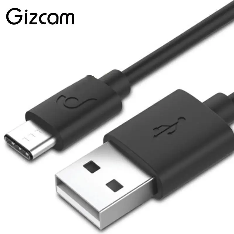 Gizcam 1 м 3 фута USB C Type кабель для синхронизации данных и зарядки Gopro Hero 5 Черные