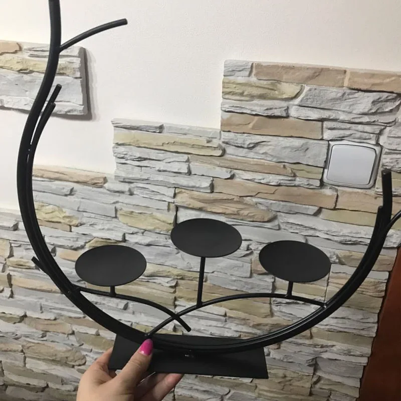 Свадебная подставка для свечей Portavelas Candelabra модное романтическое украшение стол