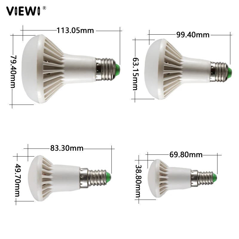 Светодиодная лампа-зонтик E27 E14 R39 R50 R63 R80 5 Вт 7 9 12 | Лампы и освещение